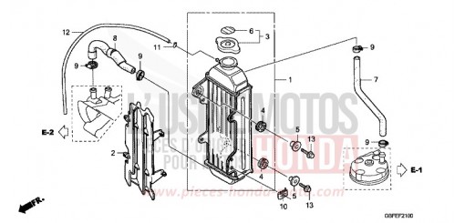RADIATEUR CR85RB7 de 2007